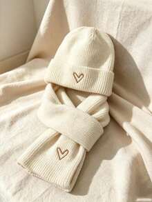 Winter Korean Style Knitted Beanie, Baby Hooded Hat, Unisex Kids Warm Wool Hat - Multicolor - View 10