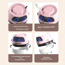 Penyedot Debu Meja, Desain Penyedot Debu Mini Nirkabel Isi Ulang USB, Dengan 3 Pengaturan Kecepatan, Layar LED dan Nosel yang Dapat Dilepas, Cocok untuk Rumah, Kantor, Mobil, Keyboard dan Pembersihan Meja, Hadiah Natal dan Tahun Baru, Untuk Teman, Orang Tua, Keluarga - Penyedot debu meja - View 6