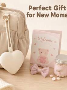 Heart-Shaped Portable Storage Bag, Suitable For Women And Travelers, Ideal For Storing Small Items, Comes With Pendant - Multicolor - View 2
