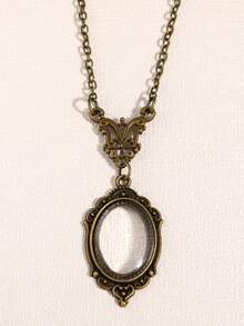 1pc Gothic Vampire Blood Drop Pendant Necklace, Suitable For Women Vintage Black Magic Halloween Holiday Party Wear, Holiday Gothic Witch Jewelry Accessory - Multicolor - View 10