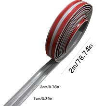 1pc 2m/78.74in PVC Wood Grain Wall Corner Guard, Anti-Collision Corner Protector, Detachable Protection Strip, Suitable For Floors, Windows, Doors, Ceilings And Countertops, Prevents Wall Damage, Easy To Install-2CM - A - View 3
