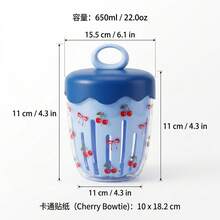 Plastic Food Storage Containers With Lids, Clear Double Layer Salad Container For Lunch, Travel Snack Containers With Handle And Fork, Fruit Storage Drain Basket, To Go Meal Prep Containers With Stickers For School Office - Multicolor - View 14