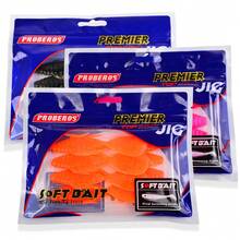 PRO BEROS Proberos 8 cái/túi mồi mềm hình tôm hùm đất sinh vật, mồi nhựa mềm lấp lánh nhiều màu sắc nhân tạo cho câu cá nước ngọt và nước mặn, phụ kiện câu cá bass - Nhiều màu - Xem 8