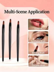 50/20/10/1pc Reusable Lip Brush, Wholesale Small Lip Applicator, Multi-Functional Lip Brush Tool, Makeup Tool, Suitable For Home Or Travel Use, Makeup, Cheap, Room Decor, Vanity, Bedroom, Makeup Accessories - Multicolor - View 4