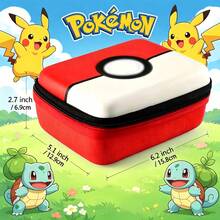 1pc Pok é Mon Themed Pok é Ball Hard Shell Storage Box Suitable For Trading Cards, Small Items, Super Large Capacity, Pok é Mon Enthusiasts Preferred Pok é Ball Decoration Storage Box, Perfect Birthday Gift, Small Surprise - Multicolor - View 6
