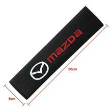 2pcs Car Seat Belt Safety Belt Shoulder Protector Cover For 2 3 4 5 6 7 8 323 626 CX-3 5 8 9 MX-5 30 RX-8 - A - View 2