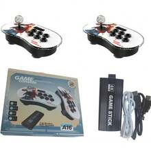 Retro Arcade Style Video Game Console With  Connection, Wireless Controllers, 20,000 Titles - US A Type Plug(110-127V) - View 5