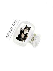 Portable Cat Printed Toothbrush Travel Box For Grooming, Cute Looking Travel Home Storage Organizer With Ventilation Holes, Toothbrush Holder, Plastic Sanitary Toothbrush Box, Waterproof And Dustproof Storage Bracket - Multicolor - View 16