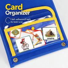 Bảng lịch trình hình ảnh bằng nỉ cho trẻ em, bảng lập kế hoạch hành vi sinh hoạt hàng ngày kèm túi đựng thẻ, trang trí giáo dục cho gia đình và lớp mầm non - màu đen - Xem 5