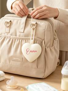 Customizable Name Pacifier Box, Personalized Pacifier Storage Box, Heart-Shaped Pacifier Storage Box, Newborn Gift, Travel Essential, Home Decor, Cartoon Cute Style (Suitable For Baby Boy/Girl), Family Parent-Child, Portable Travel Baby Supplies, Cute Pacifier Storage Bag - Multicolor - View 4