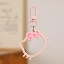 SANRIO 1pc KT Cat Hollow Kitten Paw Pendant, Cute Fashion Car Keychain, Best Gift For Girlfriend And Couples, Suitable For Daily Use, Valentine's Day And Friendship Gifts - A - View 16