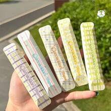 5pcs/Pack Beach House Series Pen-Style Correction Tape, Original Paper Color Large Capacity White Correction Tape, Suitable For Students, Office, Homework - Correction Tape - View 9
