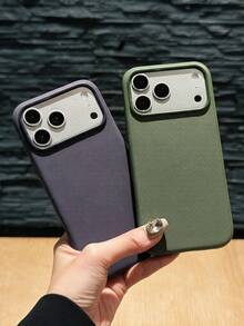 Casing Magnetik Tech Woven Kompatibel dengan iPhone 18 Pro 17 Pro Max 16 Pro 15 Plus 14 13 12 11 Tahan Guncangan Anti Sidik Jari Genggaman Nyaman Pengisian Daya Nirkabel - Hitam - View 7