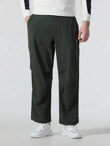Under Armour Men's Loose Straight-Leg Cargo Joggers, Durable Stretch Multi-Pocket Pants For Hiking, Travel, And Casual Daily Wear - Black - View 2