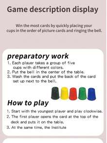 12pcs Stacking Cup Game Set, Fun Tabletop Game, Creative Stacking, Two-Player Interactive Desktop Board (Large Cups), Color Sorting Training, Holiday Party Gift (Random Colors), Halloween Decoration, Various Ways To Play, Unlock Joy - Multicolor - View 5