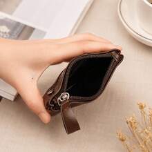 2026 New European & American Retro Short Wallet, Unisex Portable Card & Coin Purse - Multicolor - View 4