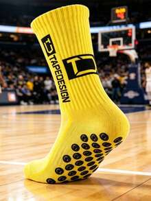 1 Pair Kids Non-Slip Dotted Sports Socks Mid-Calf Football Socks Suitable For 9-15 Years Old Children Outdoor Sports - Multicolor - View 9