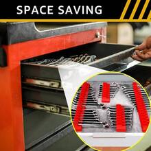 80PCS Black Magnetic Wrench Organizer Widget Portable Tool Storage Shelf - A - View 7