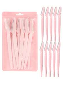 Dermaplane Razor For Women Face – Pink, 12 Pcs Face Razors For Women & Men, & Face Shaver – Exfoliating Facial Razor & Dermaplaner As Tool For Smoother Skin - Multicolor - View 8
