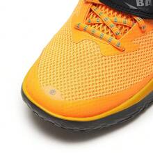Under Armour Men's Lace-Up Velcro Basketball Shoes FLOW Midsole Lateral Support Grip Change Of Direction Court Sports Shoes - Orange/Black - View 7