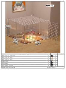 Dog Cage Home Fence Pet Small Dog Barrier Indoor Cat Plastic Isolation Partition Anti-Escape Tall Fence - Multicolor - View 16