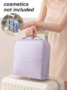 Vertical Travel Cosmetic Organizer Bag, Large Capacity Waterproof Makeup Brush Holder, Portable Cosmetic Storage Box, Suitcase Makeup Bag - View 19