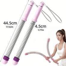 2pcs Cordless Battle Rope Spring Adult Fitness Training Equipment Indoor Arm Strength Muscle Workout Power Training Tool Arm Fitness Equipment - Multicolor - View 3