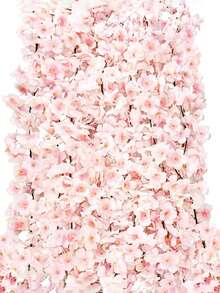 6 Buah Rangkaian Bunga Sakura Buatan Sepanjang 5,9 kaki, untuk Dekorasi Musim Semi di Rumah, Kamar, Pernikahan, dan Pesta - MultiWarna - View 1