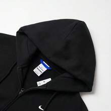Nike Women's Full-Zip Fleece Hooded Jacket - Black - View 5