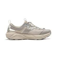 LI-NING 戶外登山水鞋 防滑耐磨大底 透氣網布一腳蹬運動鞋 AGHW003 - 雲母灰/炊煙灰 - 查看 4