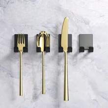 2pcs Stainless Steel Razor Holder, Waterproof Self-Adhesive Razor Hook, Suitable For Bathroom And Kitchen Robe, Towel, Plug And Coat Wall Hook - Silver [two] - View 11