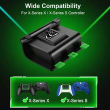 Xb Ox Series X/S Controller 600mAh Charging Battery Pack Type-C Fast Charging Dual Charging And Playing With LED Indicator Light Instantly Install And Use As A Controller Battery Accessories - View 3