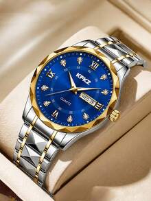 1/2pcs Fashion Business Men's Watch Set, Essential For Successful Men, Daily Wear - Multicolor - View 13