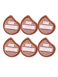 2/6/8/10 Pcs Candy‑Style Plaid Makeup Puffs Set, Individually Wrapped Portable Soft Powder Puff, Wet & Dry Dual‑Use, Pastel Color Cosmetic Sponge For Foundation Concealer Travel Makeup Tool,Gift, Affordable Nice Items, Room Decor, Christmas Gifts - Multicolor - View 20