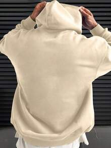 Men Hoodies - Apricot - View 3