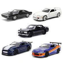 Simba Jada Toys "Fast & Furious" 25th Anniversary Edition 1:32 Die-Cast Car Model Series -  Supra,  Skyline,  Mustang And Silvia, Desktop Display Collectibles - Multicolor - View 2