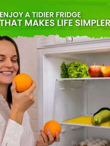 1 Roll Green/Yellow/Blue Refrigerator Fruit & Vegetable Drainage Mat, Anti-Mold Filter Sponge Pad, Refrigerator Fresh-Keeping Drawer Liner, Kitchen Drainage Tray Mat, Fruit & Vegetable Freshness Extension Liner - 1PC - View 8