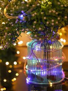 1pc Outdoor Rope Light, Water Pipe Light, 8 Modes, IPX4 Waterproof, Multi-Color Options, Flexible Transparent Tube, Suitable For Indoor Bedroom, Garden, Backyard, Patio, Porch, Pool, Party, Tree Decoration, Thanksgiving, Halloween, Christmas Decoration - M33 Tube Light - View 10