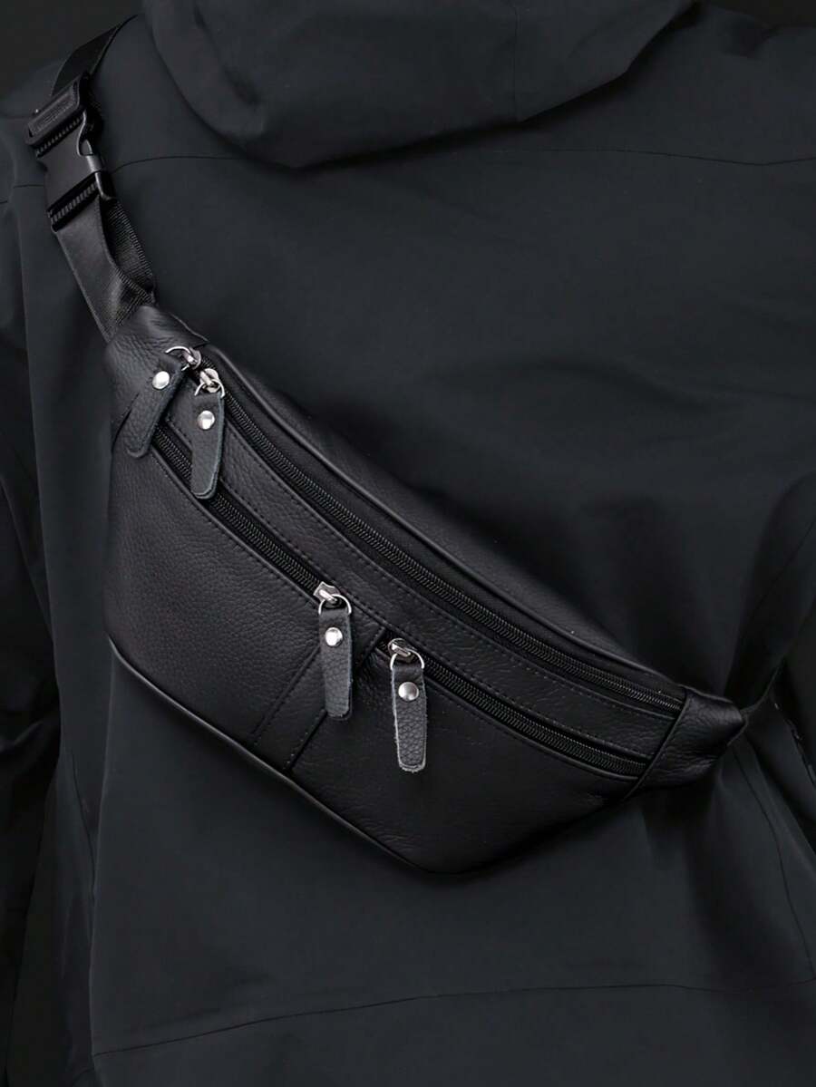 Fashion Men's Casual Shoulder Waist Bag - Multicolor - View 1
