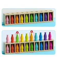 21 Colorful Bottles Memory Challenge Board Game, A Matching Game About Thinking, Enlightenment Training For Thinking And Memory, Suitable For Family Parties, Memory Competitions, And Excellent Holiday Gifts For Christmas, Halloween, And Various Festivals - Multicolor - View 8