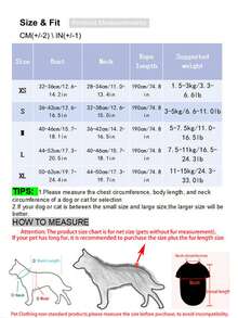 Pink Luckpet Bear Pet Harness & Leash Set Vest Style Dog Harness Suitable For Small To Medium Dogs Walking Escape-Proof Adjustable Buckle Easy On/Off Travel Essential - Pink - View 4