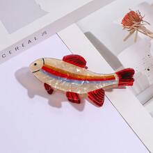 1pc Korean Sardine Hair Claw Clip Niche Cute Sweet French Style Back Head Hair Accessory - Multicolor - View 12