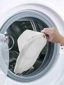 Hat Cleaning Cage For Washing Machine, Hat Cleaning Rack With Mesh Bag For Baseball Caps, Cleaning Cage, Hat Cleaning Device, Protective Cleaning Cage, Hat Storage And Organization, Washing Bag/Cleaning Protective Cover, Suitable For Various Hats - White 2pcs - View 4