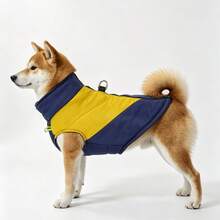 Medium Dog Warm Jacket Coat, Dog Clothing Vest, Dog High Collar Vest - Multicolor - View 25