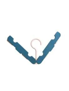 4pcs Foldable Multi-Clip Sock Hanger Portable Travel Non-Slip Magic Clothes Rack Multifunctional Underwear & Socks Drying Rack For Home Laundry Organization Space Saving Storage Camping Hotel Dormitory Easter Spring Cleaning Gifts - Multicolor - View 9