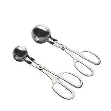 Patty Makers - Small Stainless Steel Meatball Tongs - View 3