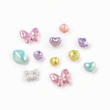 Pearl Color Bow, Heart & Five-Point Star Mixed Style DIY Handmade Beaded Bracelet, Necklace, Bag Accessory Wholesale - Multicolor - View 7