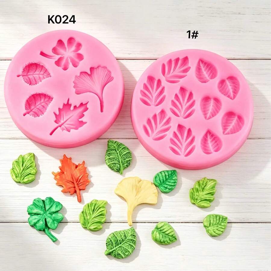 Leaf Maple Ginkgo Leaf Shaped Silicone Mold Suitable For Home Decor Aromatherapy Candle Decoration Mold, DIY Plaster Resin Jewelry, Resin Crafts Mold - Leaves - View 1