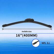 Single Car Wiper Blade, 11-Layer Rubber Soft Bone Wiper, 14-26 Inch Multi-Size, Front Windshield Wiper, Fits Glass Smoothly, Suitable For Multiple Car Models - Black - View 13