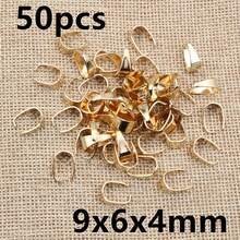 50pcs Pendant Clips Pinch Bail Clasps Buckle Charm Necklace Hook Connector For DIY Jewelry Making Accessories Findings - Pinch Bail - View 13